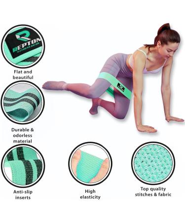 3 Sets Resistance Bands for Glutes, Hips, and Legs | Non-Slip Booty Band for Home Gym Workout | Ideal for Fitness, Yoga, Pilates | Physio Resistant Loop Aqua - Women and Men - Buy Online on GoSupps.com