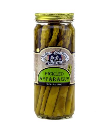 Amish Wedding Foods Pickled Asparagus 16 oz - Pack of 2 | Delicious and Fresh - Buy Online on GoSupps.com