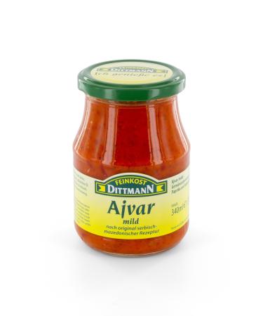 Feinkost Dittmann Ajvar Serbian-Macedonian spice sauce 340 ml 1 340 ml (1 pack) - Buy Online on GoSupps.com