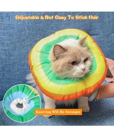 Yanmucy Adjustable Cat Recovery Collar - Soft Cone After Surgery - Small - Buy Online on GoSupps.com