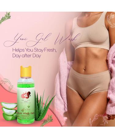 Yoni Feminine Care Gel Wash (5 oz) - pH Balanced Hygiene Odor Cleanse for Menstrual Support - Soothes Itching and Burning - Natural Blend with Aloe Vera - Buy Online on GoSupps.com