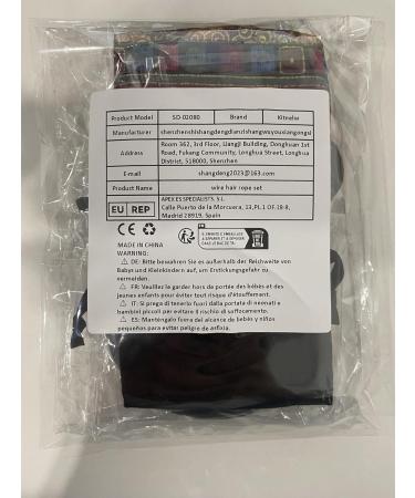 Dreadlocks Hair Scrunchie Spiral Lock Dreads Bendable Dreadlocks Accessories Spiral Ponytail for Women - Buy Online on GoSupps.com