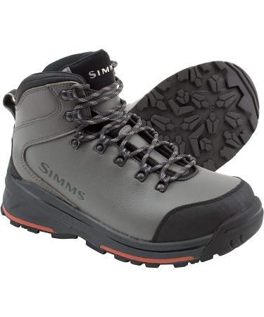 Simms Women's Freestone Wading Boots - Rubber Bottom & Toe Cap - Size 8 Gunmetal - Buy Online on GoSupps.com