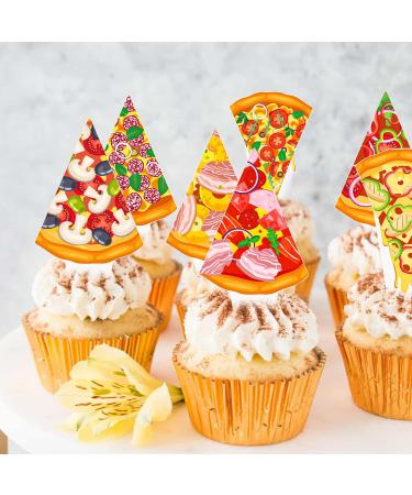 48pcs Pizza Theme Cupcake Toppers - Buy Online on GoSupps.com