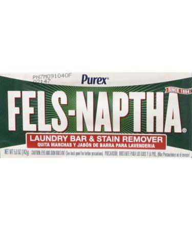 Fels Naptha Laundry Bar and Stain Remover, 5.0 Ounce (4 Bars) by Fels Naptha