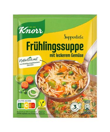 Knorr Love Spring Soup for Pasta - Delicious Vegetable Soup (14 Pack 750ml) | No Additives or Dyes - International Shipping Available - Buy Online on GoSupps.com
