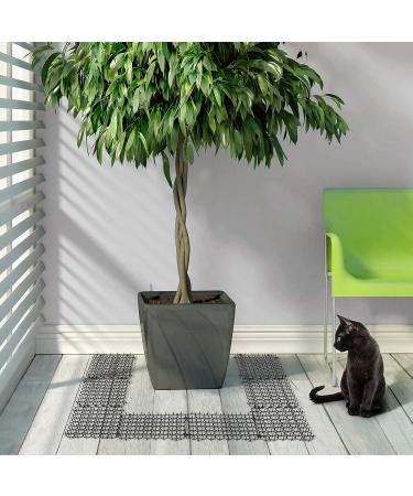 24 Pack 8.47 * 6.3inch Cat Scat Mat with Plastic Spikes Cat Deterrent Mats Scat Mat for Cats Pest Prickle Strips from Digging Include 10 Staples and 10 Zip Ties - Buy Online on GoSupps.com