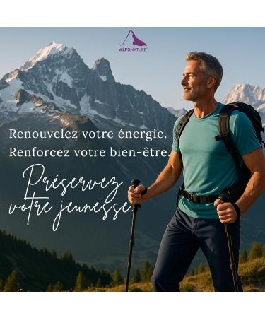 ALPS NATURE NADH Panmol Brevet + Trans-Resv ratrol 98% Pur Formule Haute Biodisponibilit et Stabilit nergie Cellulaire Soutien Mitochondrial et Antioxydant Compl ment Sans Gluten - Buy Online on GoSupps.com