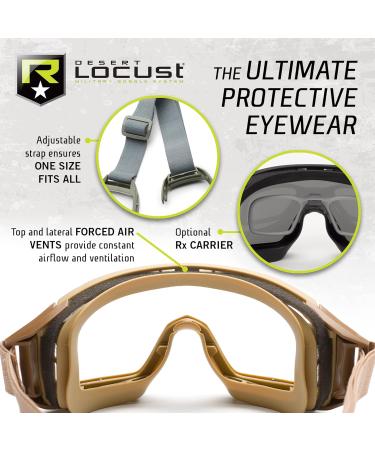 Buy Revision Military Desert Locust Goggle - Basic Solar/Light Brown | International Shipping Available - Buy Online on GoSupps.com