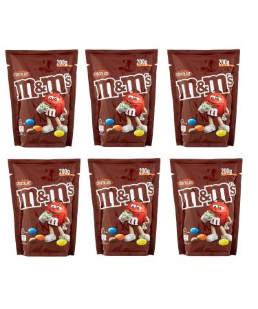 Chocolate M&M'S Chocolate Confetti Set of 6 with 200g Chocolate Bag