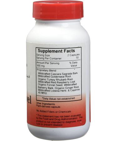 Christopher's Lower Bowel Formula 450 mg - 100 Vegetarian Capsules | Natural Digestive Support - Buy Online on GoSupps.com