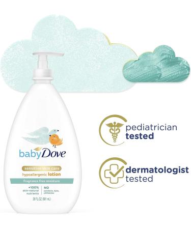 Baby Dove Sensitive Moisture Fragrance-Free Face and Body Lotion - 20 oz - Buy Online on GoSupps.com
