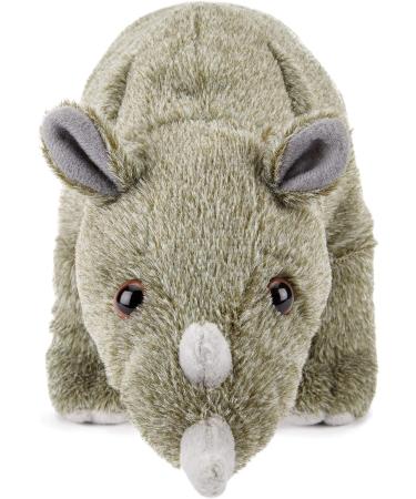 Zappi Co Rhino Plush Toy - Safari Animals Collection (33cm) | Soft & Cuddly Stuffed Animal for Kids - Buy Online on GoSupps.com