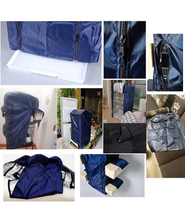 Universal Bird Cage Cover - Black-Out, Windproof, Light-Proof, Double Zipper, Breathable Fabric - Winter Essential for a Good Night's Sleep for Pets and Birds - Buy Online on GoSupps.com