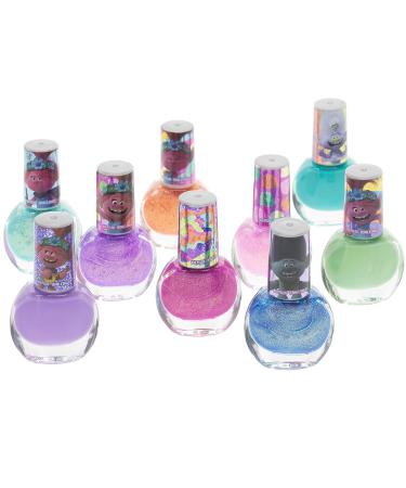 Townley Girl Trolls Nail Polish Kit for Kids - Glittery & Opaque Colors | Nail Paint Gift Set for Girls (Ages 3+) - 18 Pcs - Buy Online on GoSupps.com