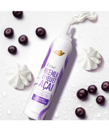 Dove Whipped Shower Foam for Women Rice Milk & Velvet A a for Hydrated & Soft Skin 10.3 FO - Buy Online on GoSupps.com