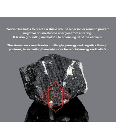 Doja Barcelona Natural Black Tourmaline Crystals 30-50mm | 100g Healing Stones for Electromagnetic Protection - Buy Online on GoSupps.com