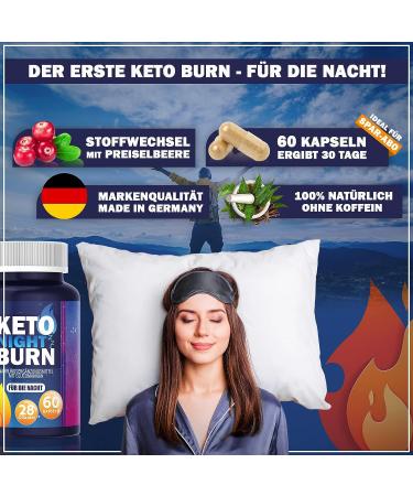Enolenia Keto Night Burn 2 - Metabolism Extreme Capsules for Women & Men - 120 High-Quality Natural Ingredients - Fast Shipping Internationally - Buy Online on GoSupps.com