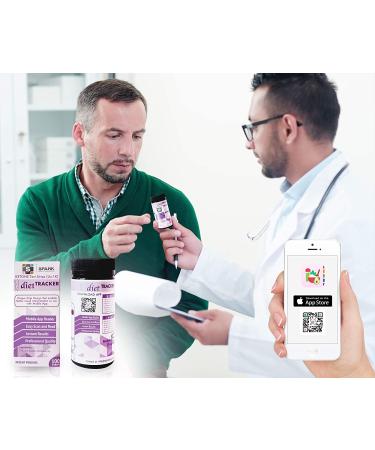 Spark Keto Test Strips with Mobile App Reader - Track Ketosis, Macros, Mood, Weight | Spark DietTracker App - Buy Online on GoSupps.com