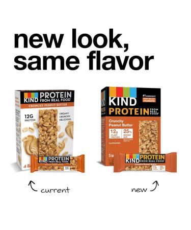 KIND Protein Bars Crunchy Peanut Butter Gluten Free 12g Protein 1.76 Ounce 20 count Crunchy Peanut Butter 30 Count (Pack of 1) - Buy Online on GoSupps.com
