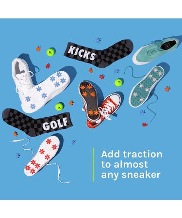 Golfkicks DIY Golf Traction Kit - 20 Soft Spikes for Sneakers - As Seen On Shark Tank - Shadow (Dark Gray) - Buy Online on GoSupps.com
