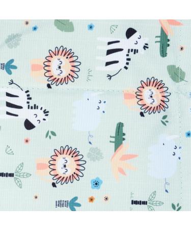 Portable Changing Mat Compact Wipe-Clean Mat for Newborns and Toddlers Travel Nappy Changing Bag with Pocket Soft and Padded Animal Safari Design Safari Green - Buy Online on GoSupps.com