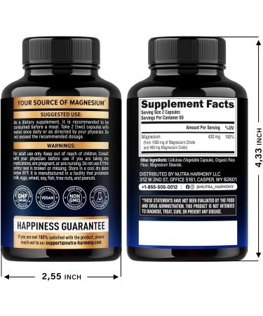 Magnesium Citrate & Glucosamine Chondroitin Capsules - Buy Online on GoSupps.com