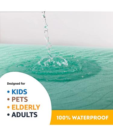 IMPROVIA Washable Underpads  34" x 36" (Pack of 4) - Heavy Absorbency Reusable Incontinence Pads for Kids  Adults  Elderly  and Pets - Waterproof Protective Pad for Bed  Couch  Sofa  Furniture  Floor 4 34x36 - Buy Online on GoSupps.com
