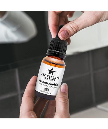 Natural Vegan Hemorrhoid Healing Serum - Shrink Hemorrhoids with USA-Made Treatment (15 ml) - Buy Online on GoSupps.com