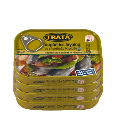 Trata Greek Sardines in Olive Oil Net Weight 400g