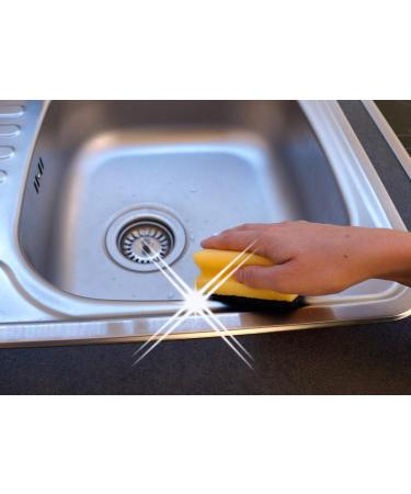 Buy Sonty 10-Piece Premium Pot Cleaner | Stubborn Dirt Flush Sponge | 9x7x4 cm Black/Yellow - International Shipping Available - Buy Online on GoSupps.com