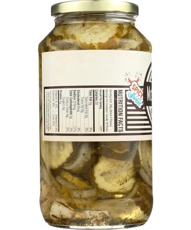 McClure's Sweet and Spicy Pickles (Chip Cut) - 32 oz - Crunchy and Delicious - Buy Online on GoSupps.com