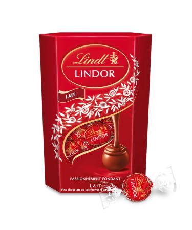 Lindt - Cornet LINDOR - Milk Chocolate - Soft Heart, 200g