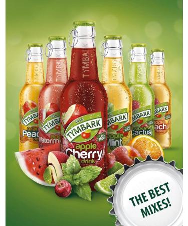 Original Polish Tymbark Drinking Juice | 250ml | The Fruity Refreshment from Poland | Less Sugar Juicy Refreshing Fruit Drink | Perfect For a Meal - Pack of 12 (Cherry Apple Drink) - Buy Online on GoSupps.com