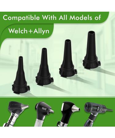 Reusable Diagnostic Otoscope Specula Set (2.5mm 3mm 4mm 5mm) - Compatible with Welch Allyn | International Shipping Available - Buy Online on GoSupps.com