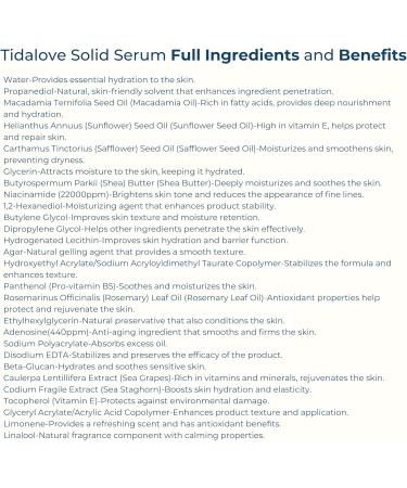 Vitality Pearl Beads Solid Serum - K-Beauty Vegan Skincare for Hydrated Glowing Skin | Anti-Aging Brightening with Niacinamide & Seaweed | Plastic-Free Packaging - Buy Online on GoSupps.com