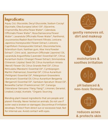 Solluna Feel Good Cleanser by Kimberly Snyder - pH Balanced Anti-Aging Facial Cleanser for Clear Youthful Skin | Deep Cleans Soothes & Moisturizes with Natural Oils & Plant Extracts - Shop Internationally - Buy Online on GoSupps.com
