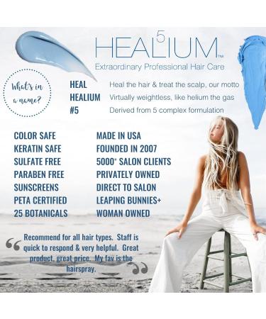 Healium Hair Black Magic Treatment Mask - 5oz Protein Conditioning Treatment for All Hair Colors & Textures - Weekly Use Ships Internationally - Buy Online on GoSupps.com