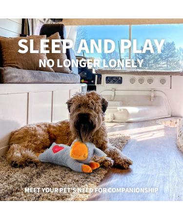 All for Paws Gray Sheep Soft Toy with Heartbeat | Comforting Small Dog Toy for Behavioral Training & Puppy Relief - Buy Online on GoSupps.com