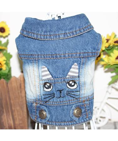 Amaone Chihuahua Dog Coat - Leopard Bowknot - Winter Jacket for Small Dogs - Rosa - One Size - Stylish & Cozy (0207FRBKA-Blue B) - Buy Online on GoSupps.com