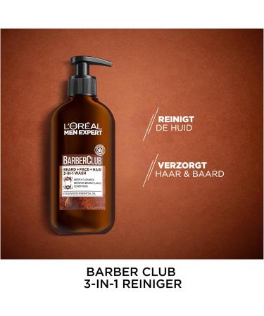 L'Or al Paris Men Expert Barber Club Wash 200 ml - Buy Online on GoSupps.com