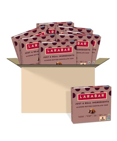 Larabar Almond Butter Chocolate Chip Gluten Free Vegan Bars 6 ct (Pack of 8)