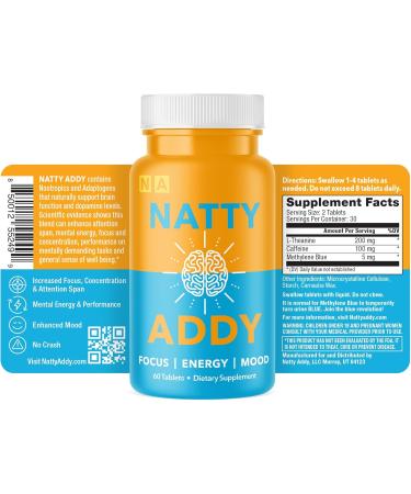 Maximum Strength Brain Support: Methylene Blue Caffeine & L-Theanine for Enhanced Focus & Cognitive Performance - Shop Internationally Now - Buy Online on GoSupps.com