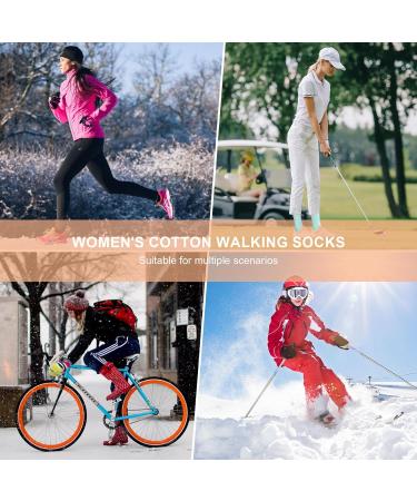 Buy InaWarm Women's Hiking Socks 6 Pair - Breathable Thermal Cotton Anti-Bubble Multi-Performance Sports Socks (Sizes 35-38 39-42) for Outdoor Comfort - Buy Online on GoSupps.com