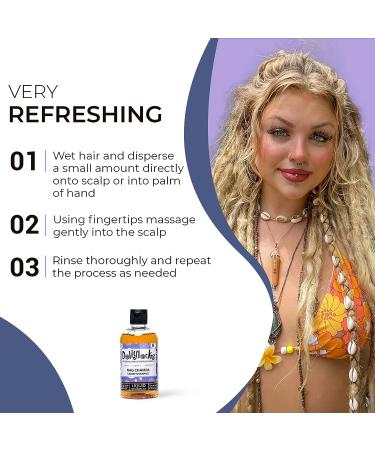 Clarifying Dreadlock Shampoo - Nag Champa 8oz - Professional Anti-Residue & Scalp Detox Formula for Locs - Men & Women's Loc Shampoo - Buy Online on GoSupps.com