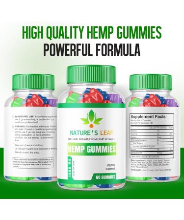 (2 Pack) Natures Leaf Gummies - Official Formula - Nature s Leaf Hemp Gummies Advanced Formula with Natural Hemp Extract Blend Naturesleaf Gummies Maximum Strength Plus Hemp Supplement (120 Gummies) - Buy Online on GoSupps.com
