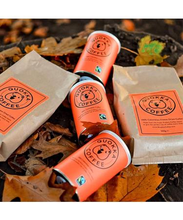 Quokka Coffee Quokka instant coffee 10 x 300 g bag 1600 cups smooth medium roast Colombian Arabica gold mix - Buy Online on GoSupps.com