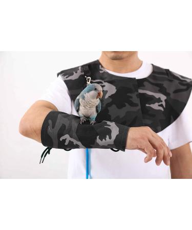 Kuso Parrot Diapers - Reusable Washable Flight Suits & Kimono Clothing for Budgies Cockatiels Cockatoos & African Greys | Sun Protection Arm Guard (Green) - Buy Online on GoSupps.com