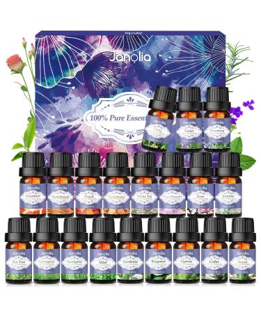 Janolia Essential Oils Set - 20 Pure Fragrance Oils for Diffusers | Natural Aroma Relaxation & Perfect Gift for Family & Friends - Buy Online on GoSupps.com