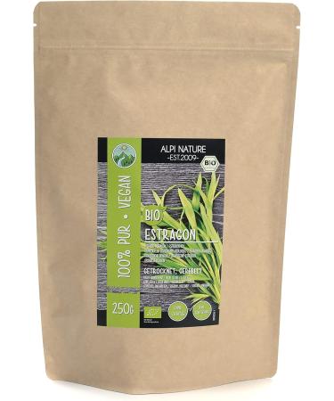 Alpi Investment OOD Organic estragon dried 250 g organic estragon replenished estragon from controlled organic cultivation tested for estragon in laboratory 100 pure and natural - Buy Online on GoSupps.com